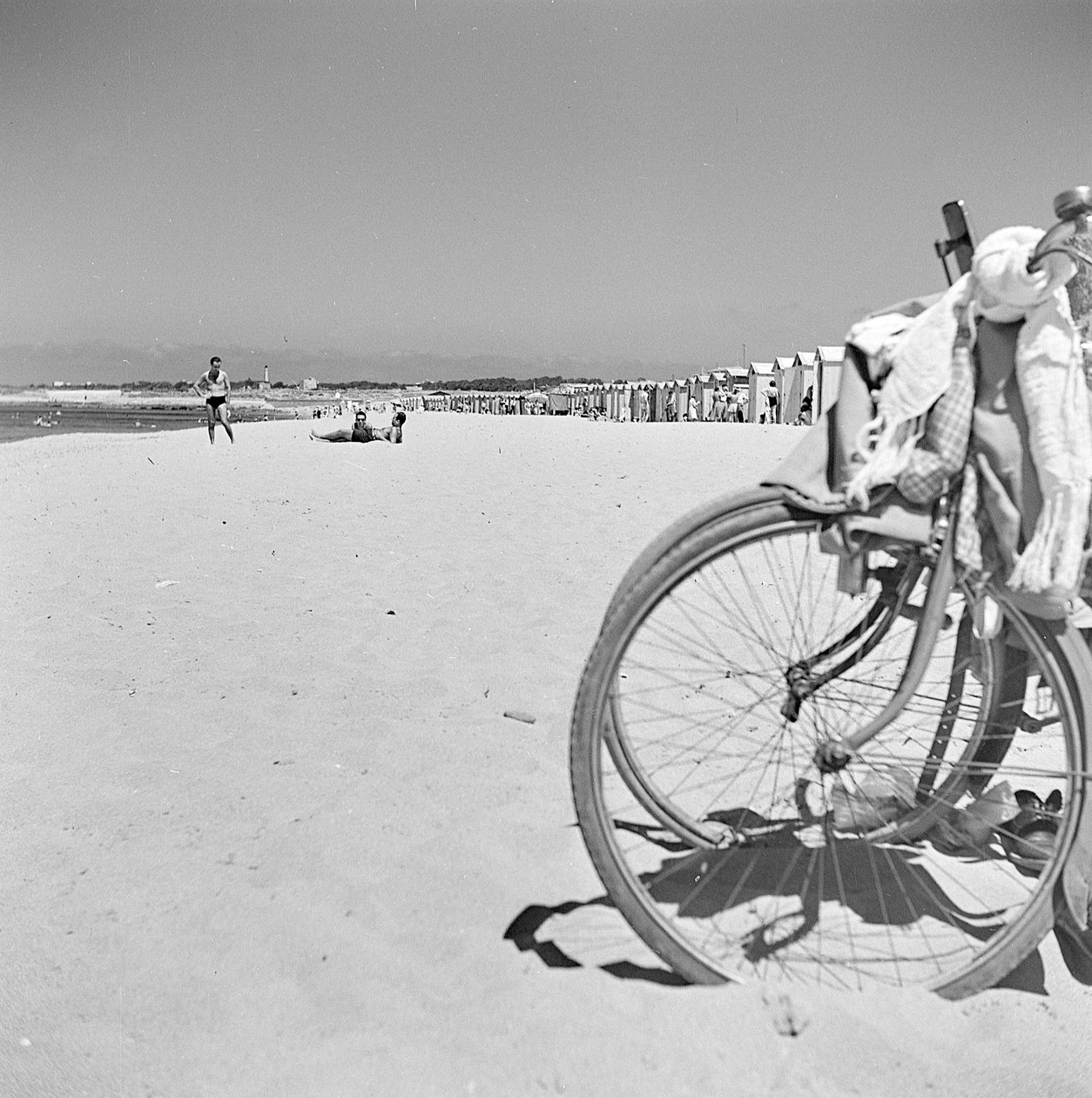 View of a Beach in Sicily by Fosco Maraini