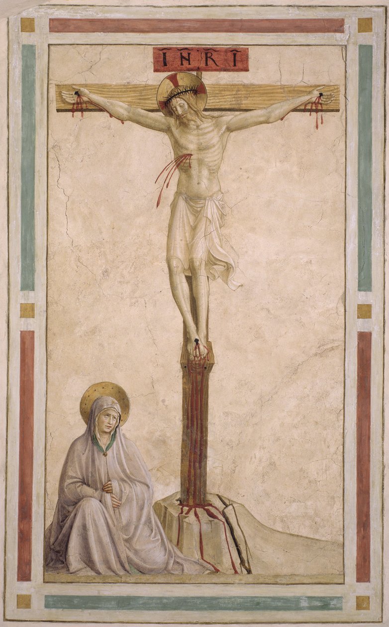 Crucifixion, from cell 22 by Fra Angelico