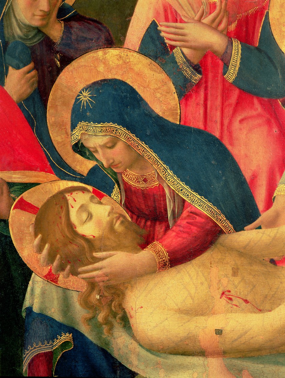Deposition from the Cross (detail) by Fra Angelico