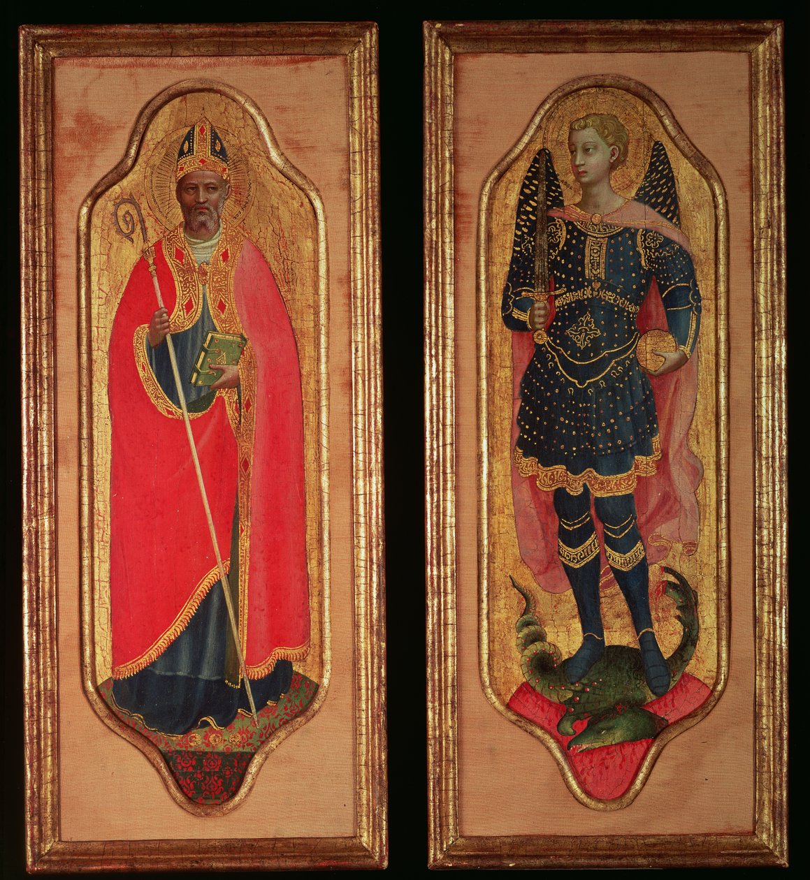 St. Nicholas of Bari and St. Michael, c.1423 by Fra Angelico