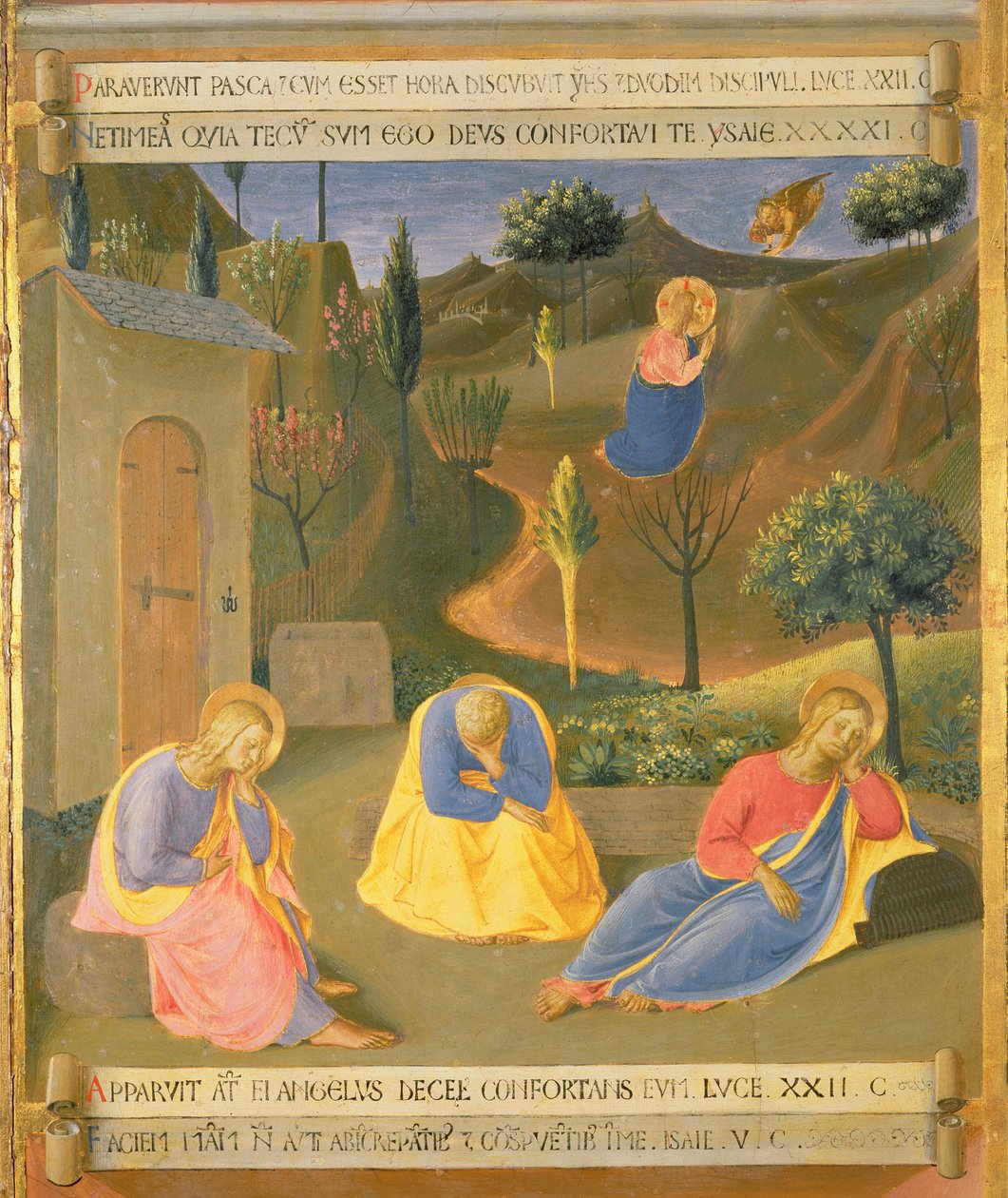 The Agony in the Garden (detail) by Fra Angelico