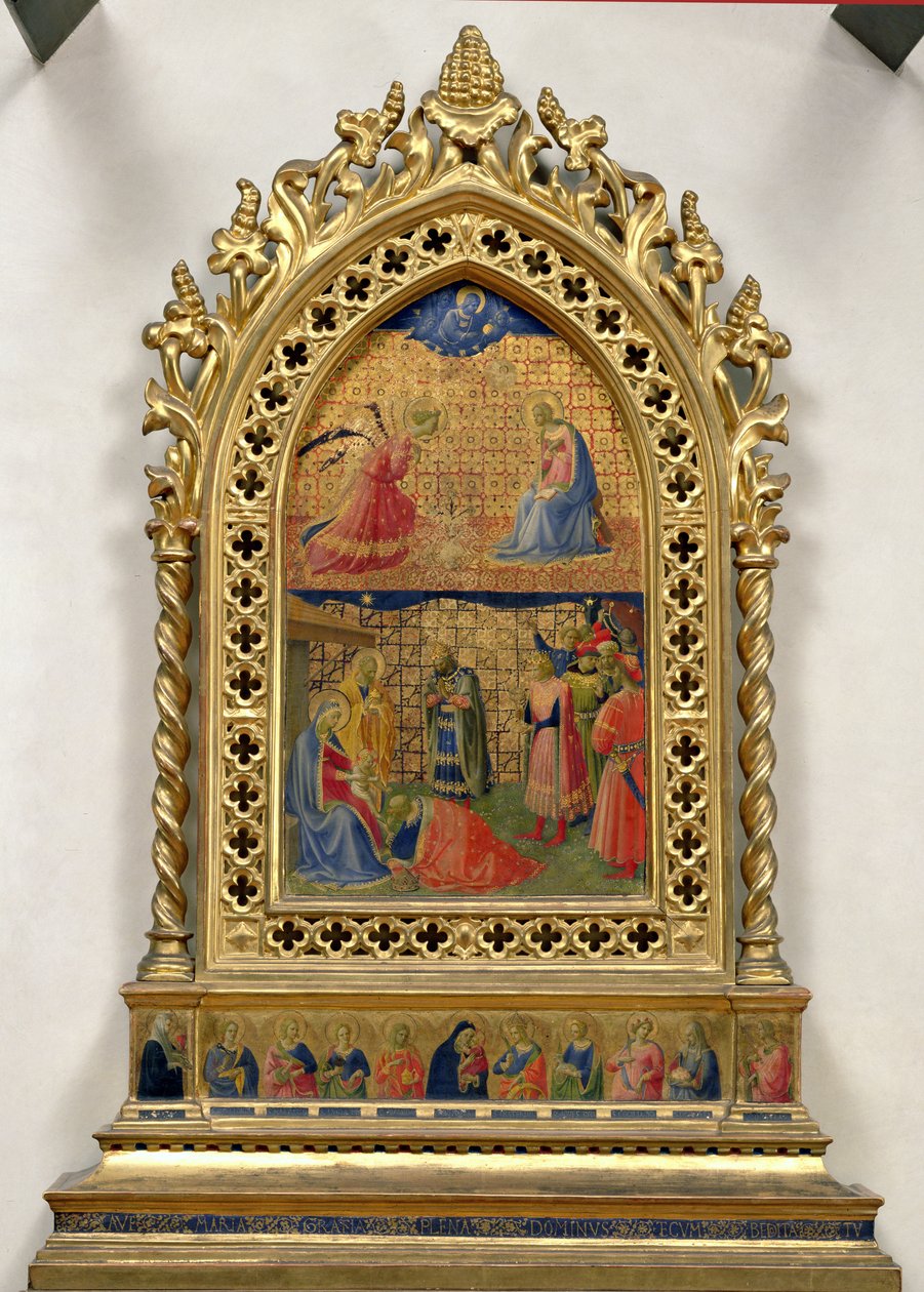 The Annunciation and the Adoration of the Magi by Fra Angelico