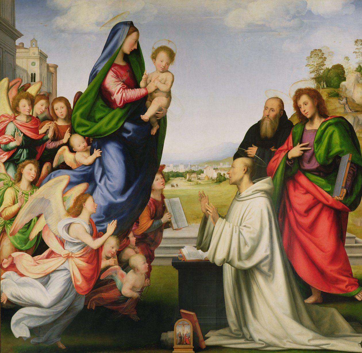 Apparition of the Virgin to St. Bernard, 1504-07 by Fra Bartolommeo