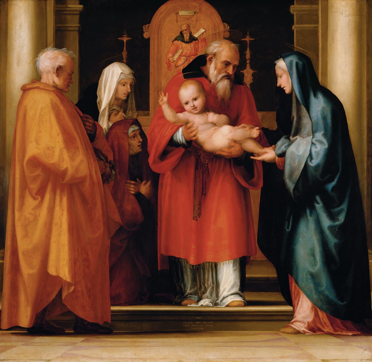 The Scene of Christ in the Temple by Fra Bartolommeo