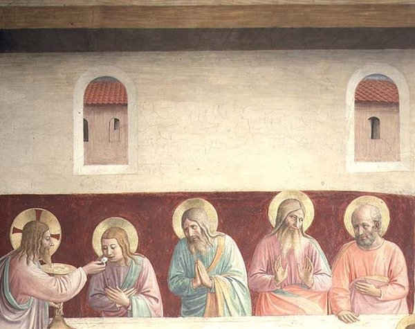 The Last Supper (detail) by Fra  Angelico