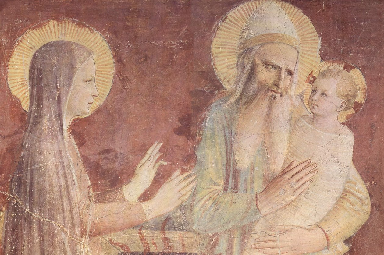 The Presentation in the Temple (detail) by Fra Angelico