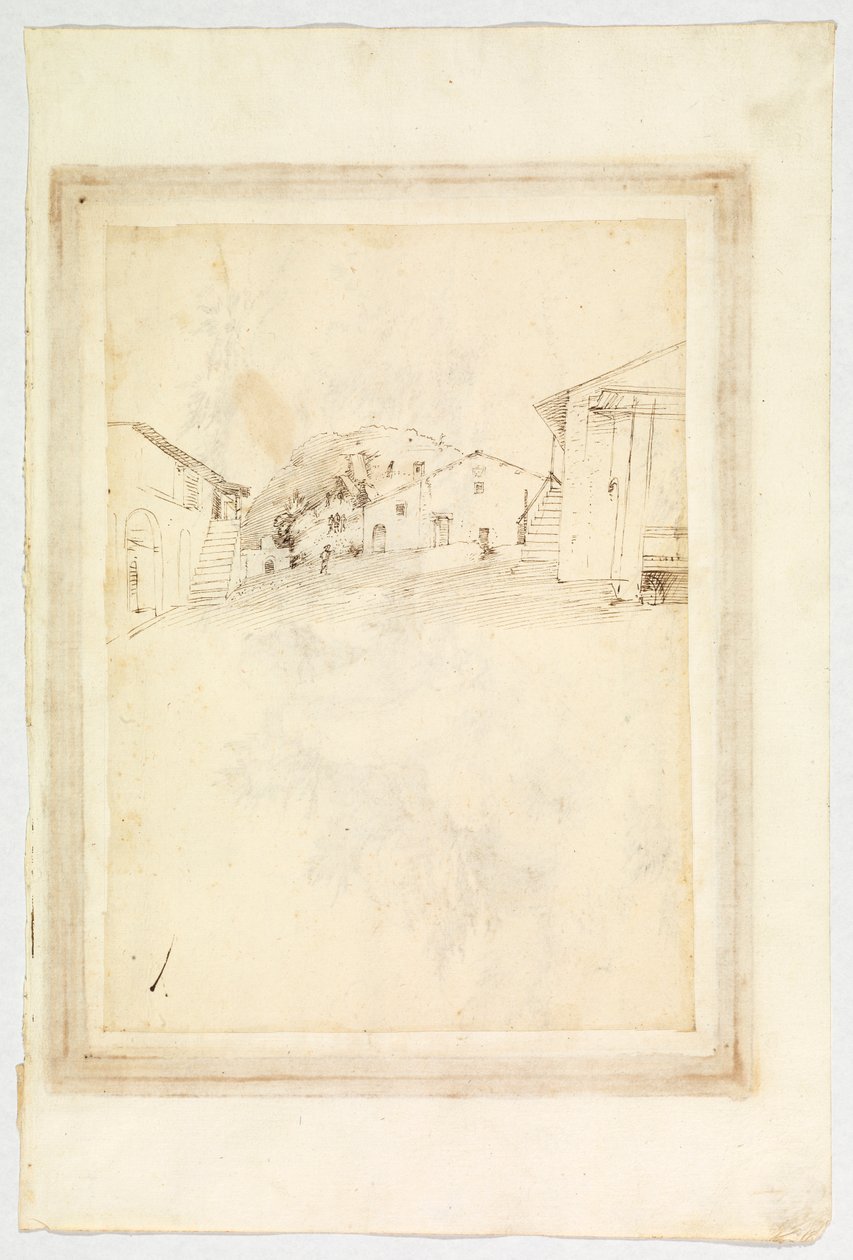 View of a Village by Fra Bartolomeo