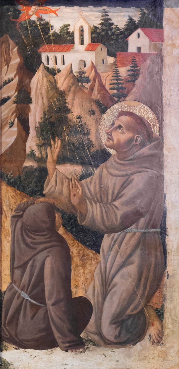 Saint Francis of Assisi Receives the Stigmata by Fra Diamante