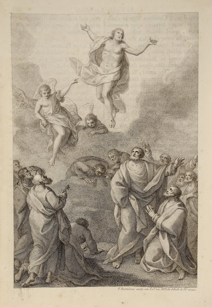 Ascension, for the Roman Missal by Francesco Bartolozzi