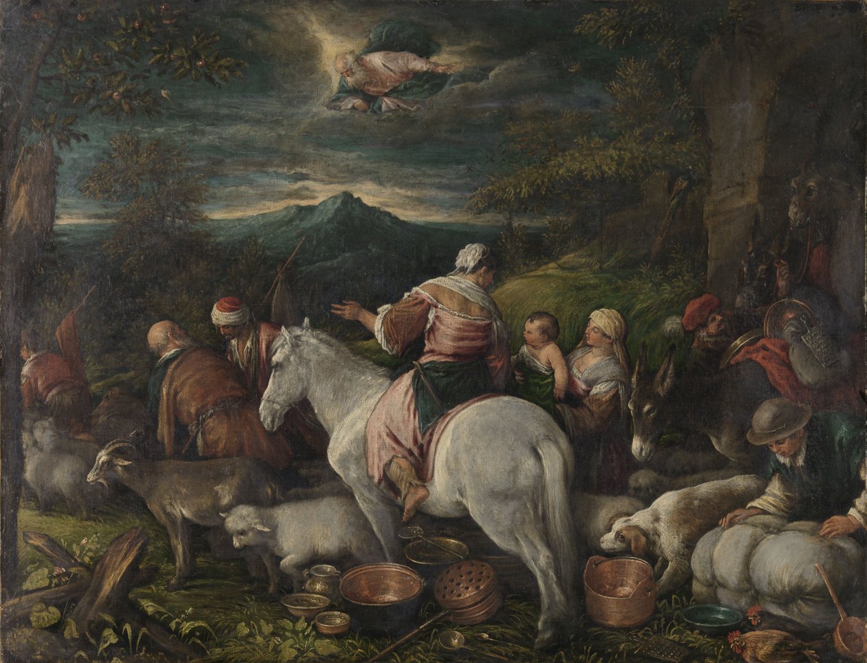 Abraham Leaves Haran by Francesco Bassano the Younger