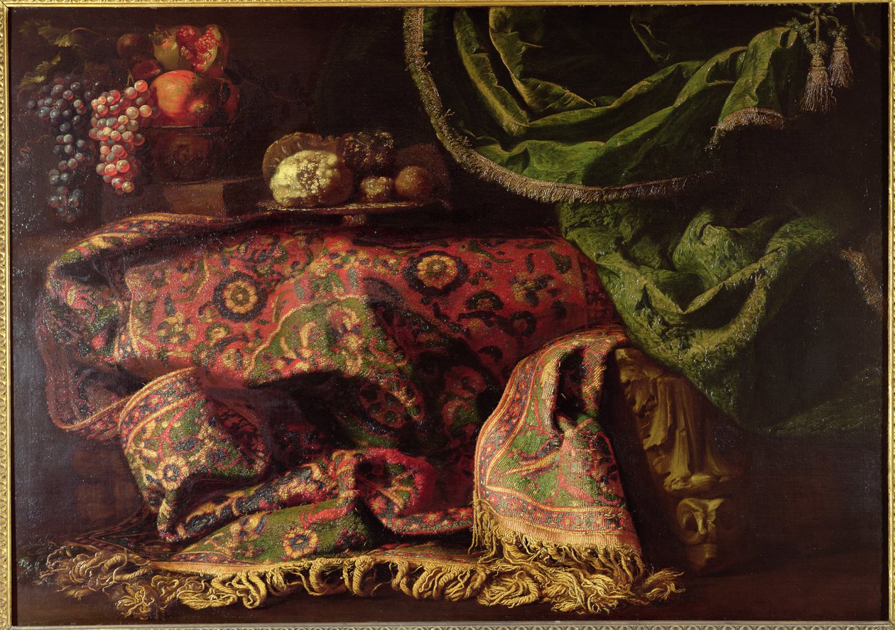Still Life with a Carpet by Francesco Fieravino