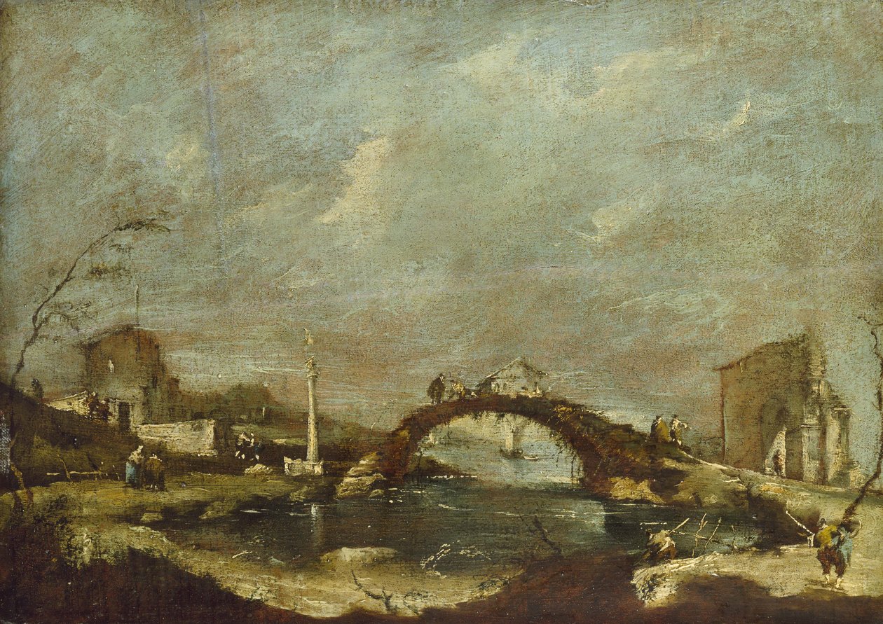 Capriccio Landscape by Francesco Guardi