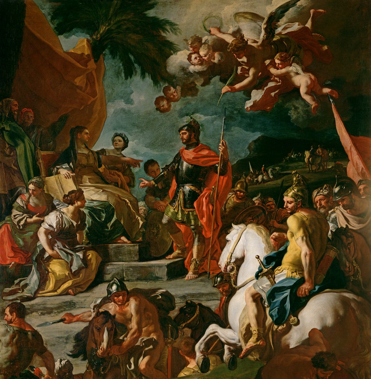 Barak and Deborah (detail) by Francesco Solimena