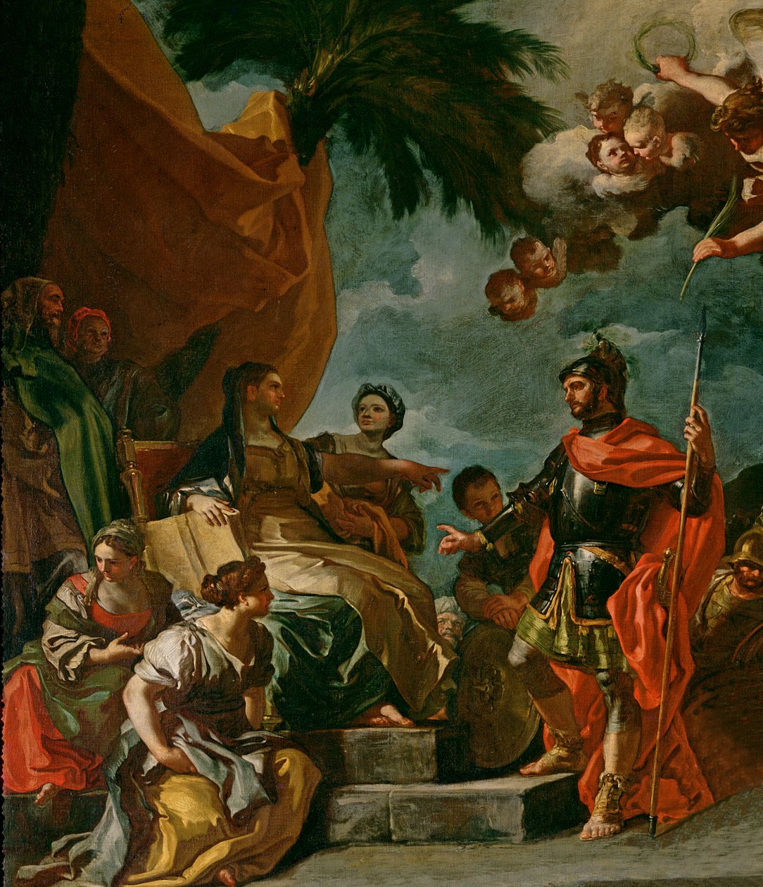 Barak and Deborah (detail) by Francesco Solimena