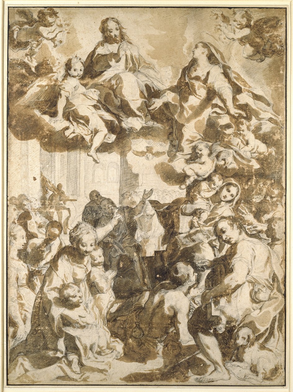 The Madonna del Popolo, after Barocci by Francesco Vanni