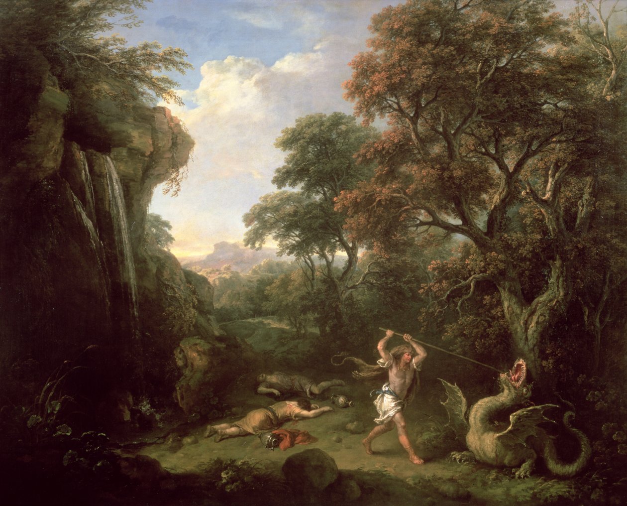 Cadmus and the Dragon by Francesco Zuccarelli