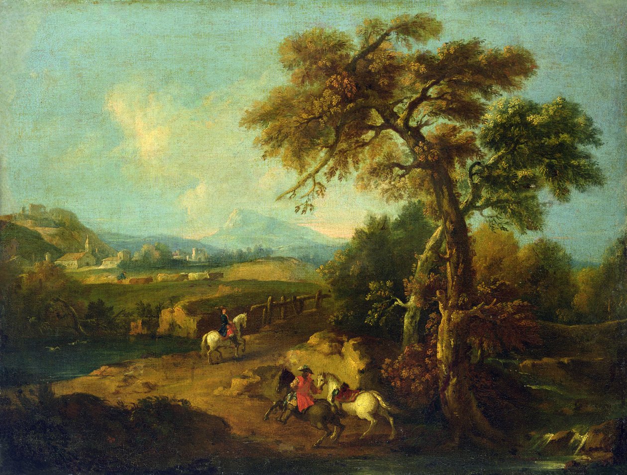 Landscape by Francesco Zuccarelli