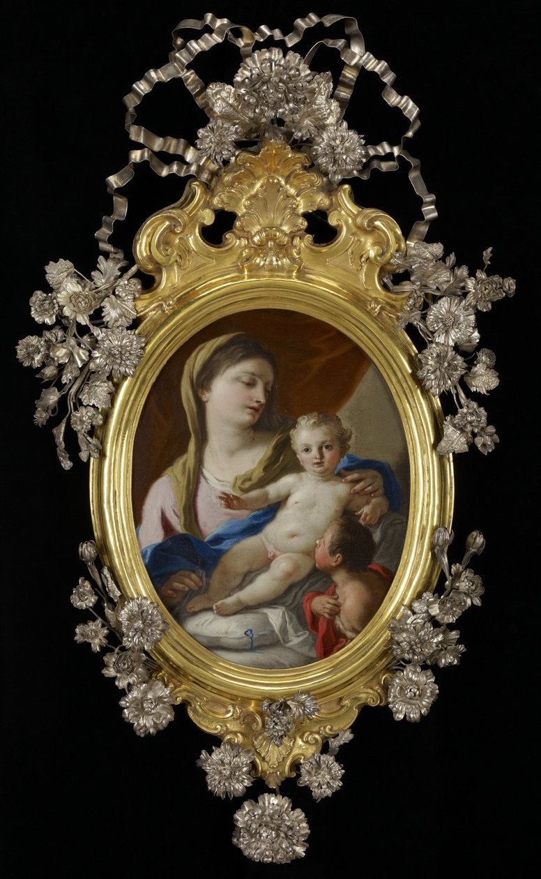 The Madonna and Child with the Infant St. John by Francesco de Mura  