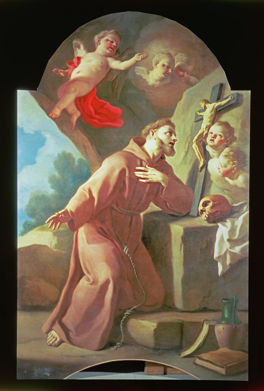 St. Francis of Assisi by Francesco de Mura