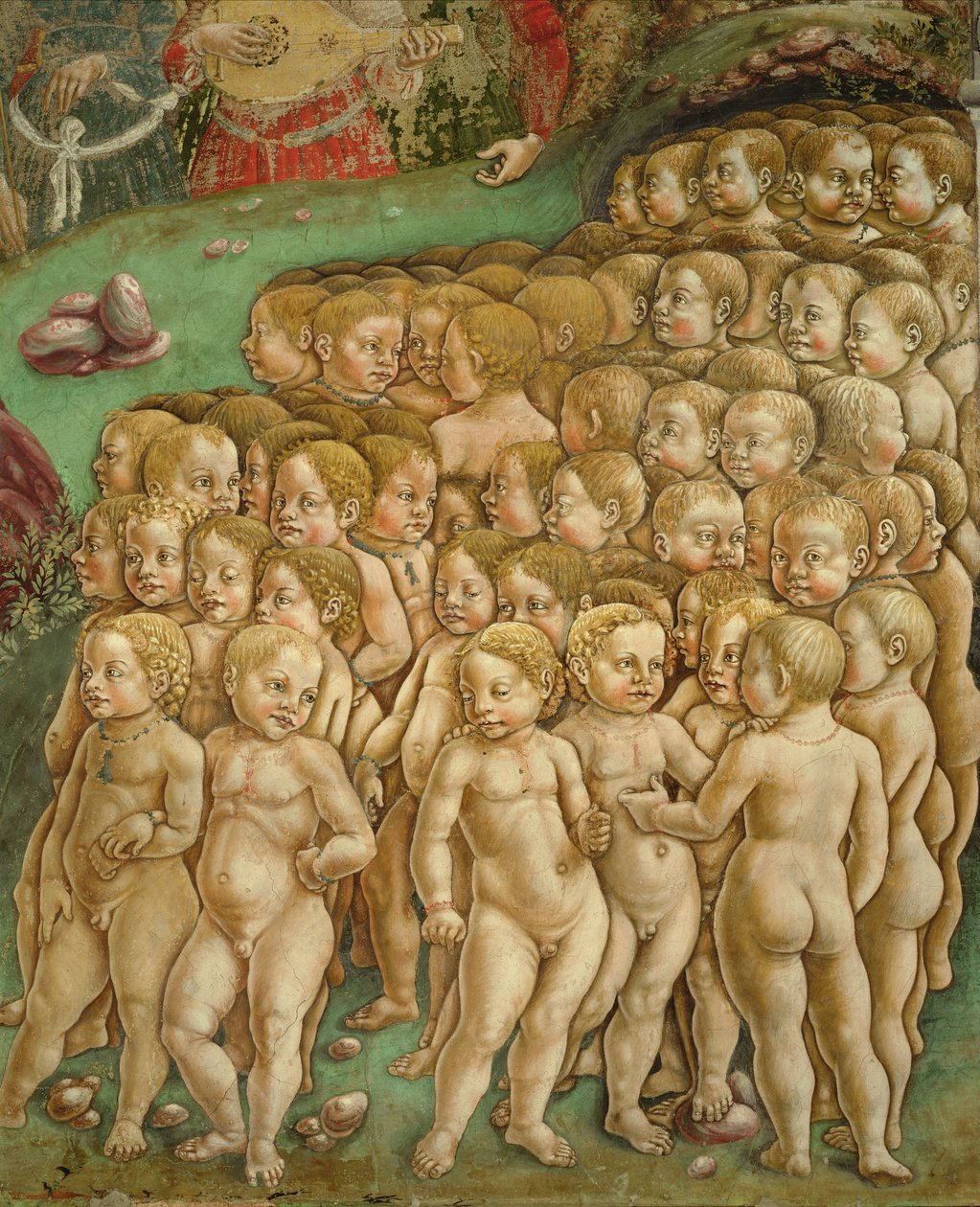 Allegory of May: Triumph of Apollo by Francesco del Cossa