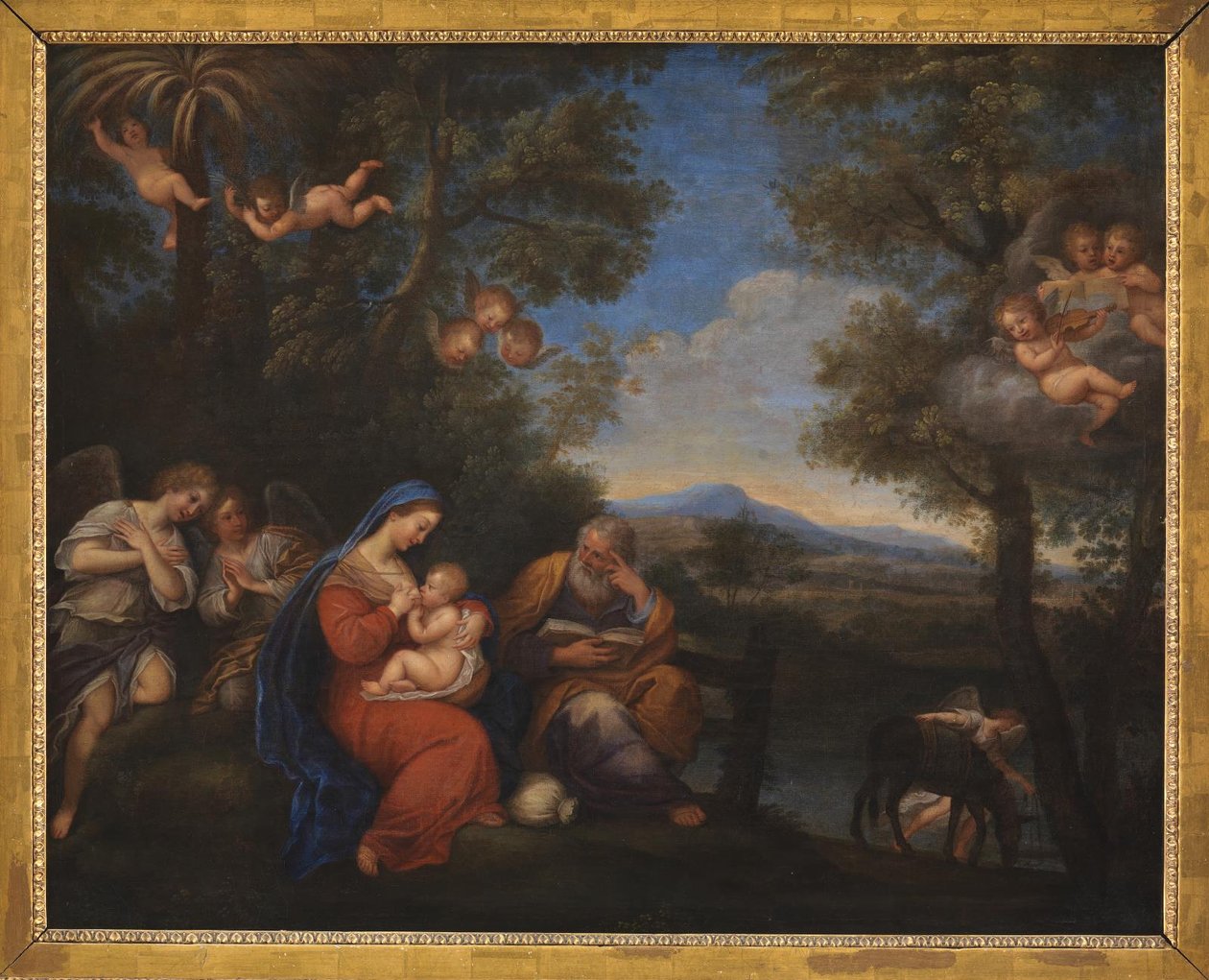 The Rest on the Flight into Egypt by Francesco Albani