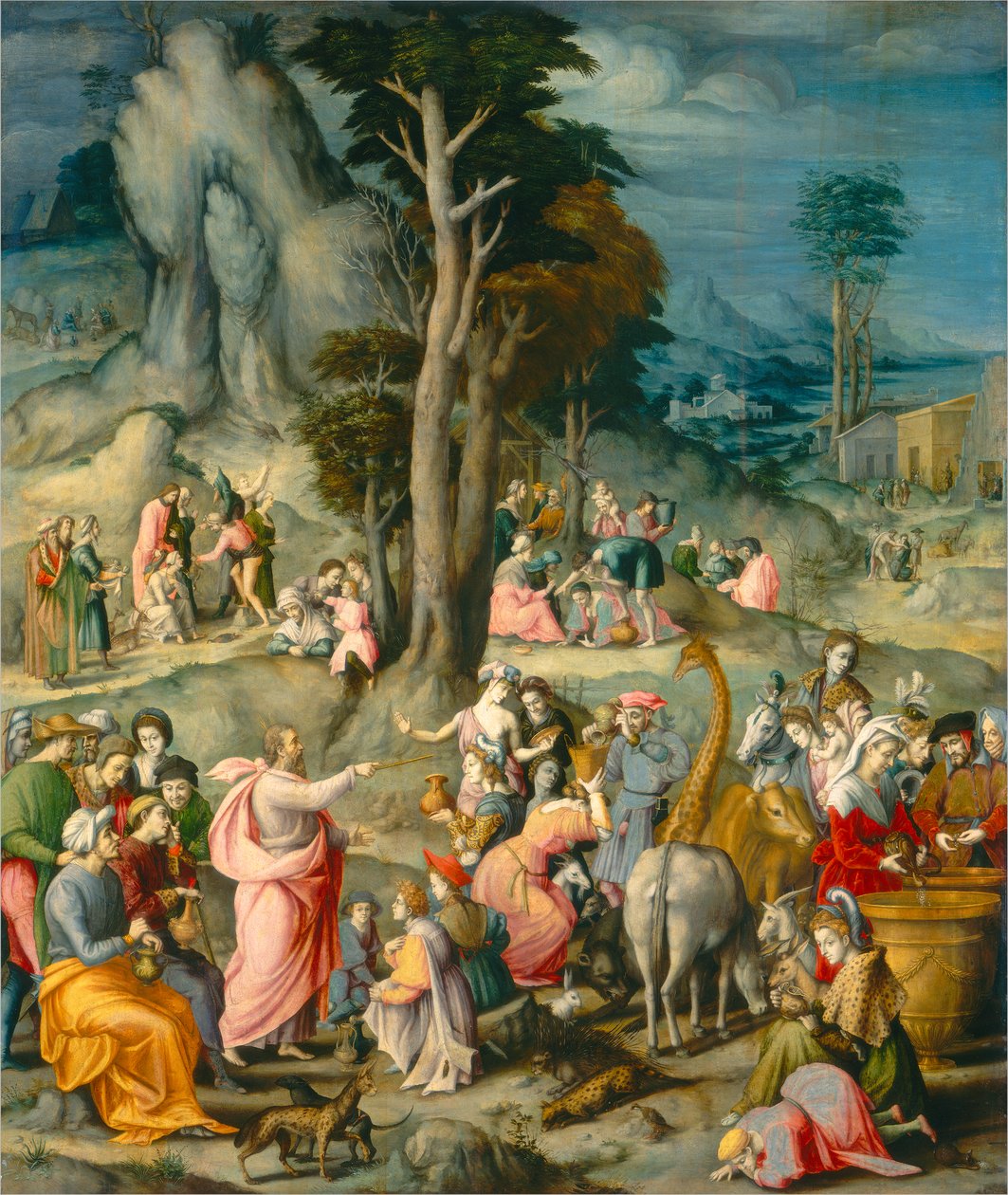 The Gathering of the Manna by Francesco Bacchiacca