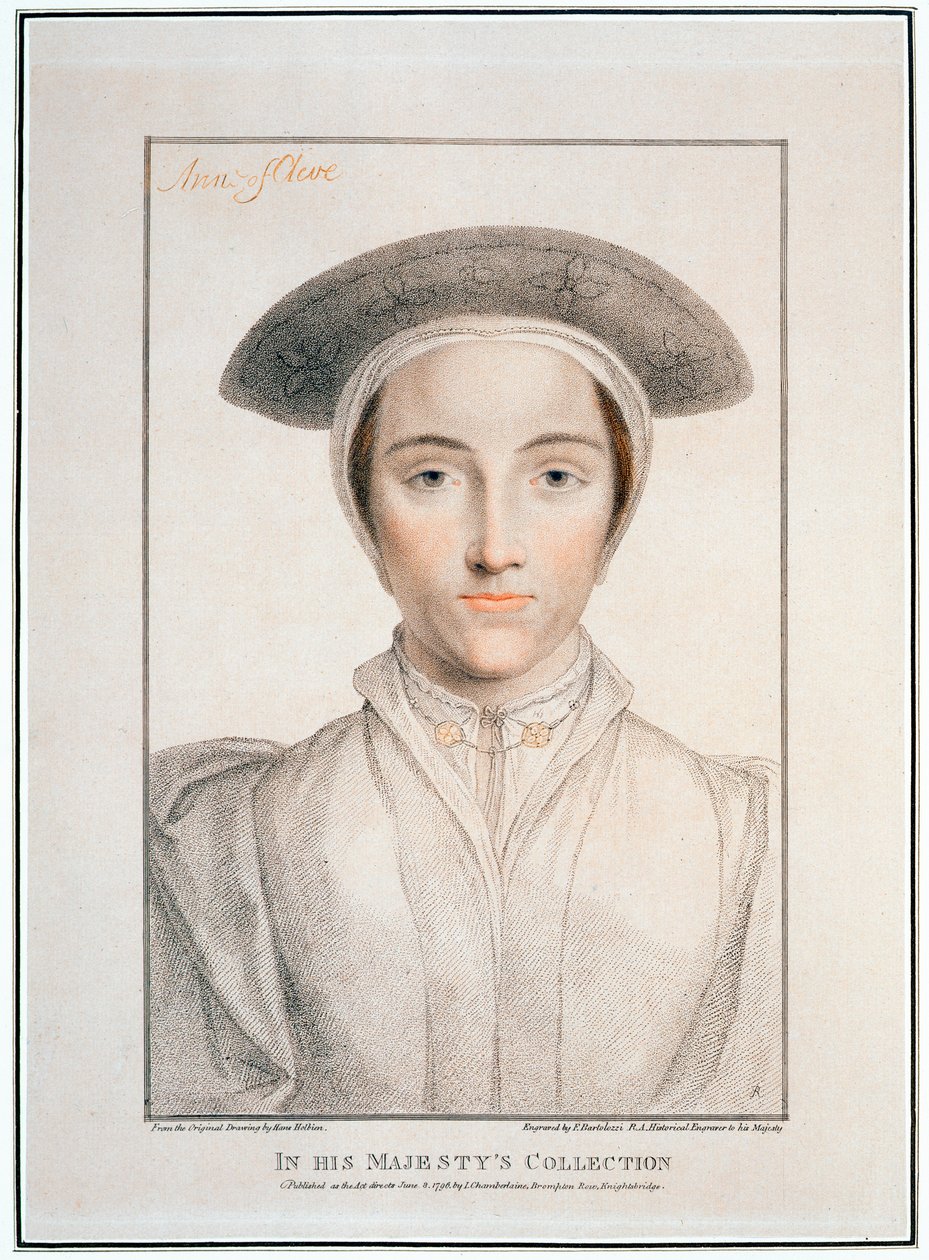 Anne of Cleves by Francesco Bartolozzi