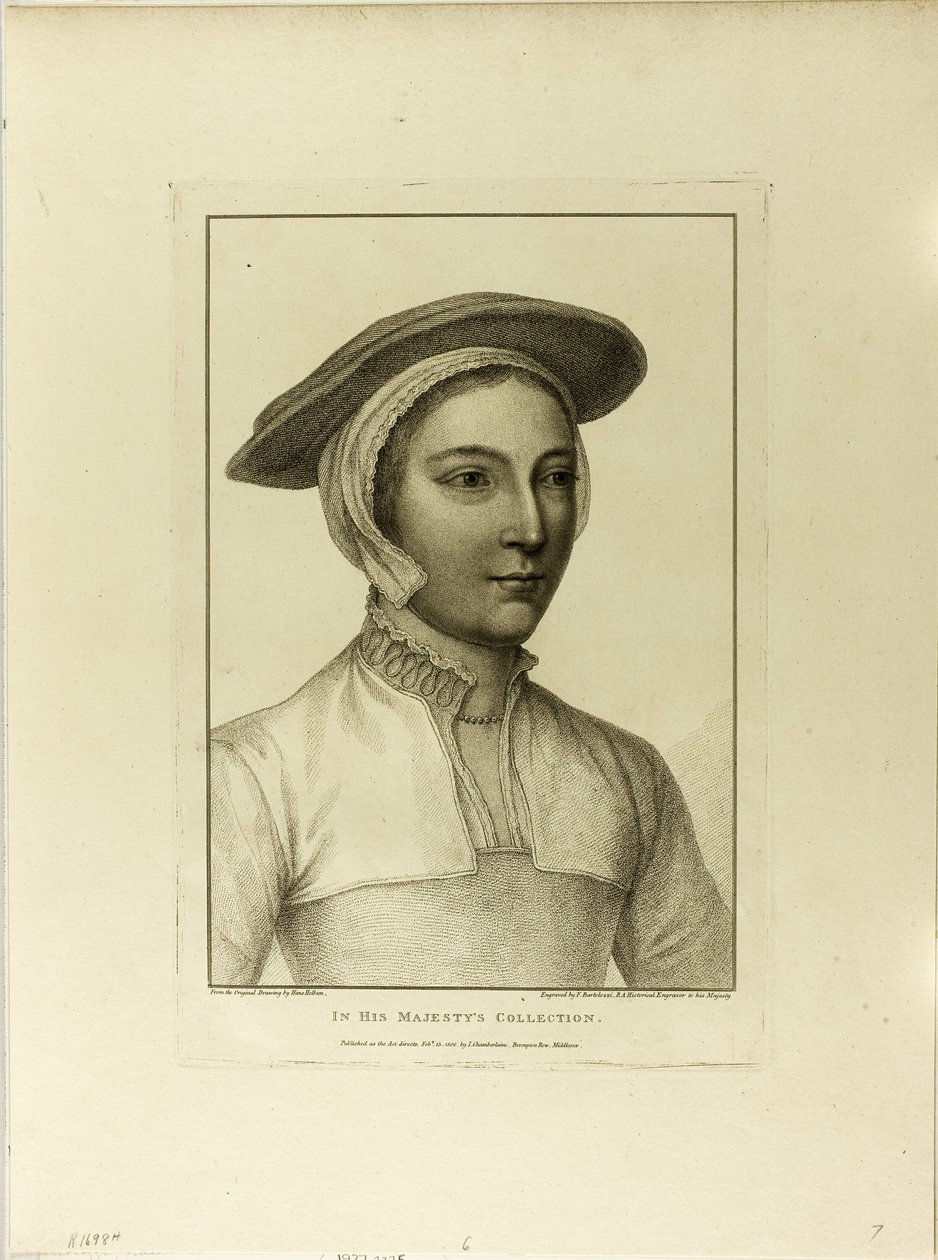 Portrait of a Young Woman by Francesco Bartolozzi