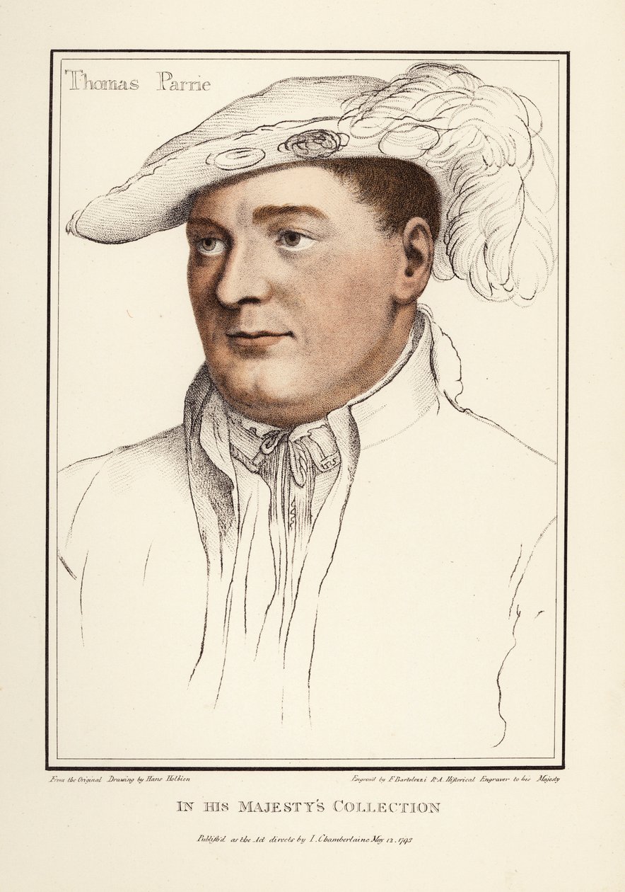 Sir Thomas Parry (1515-1560) by Francesco Bartolozzi