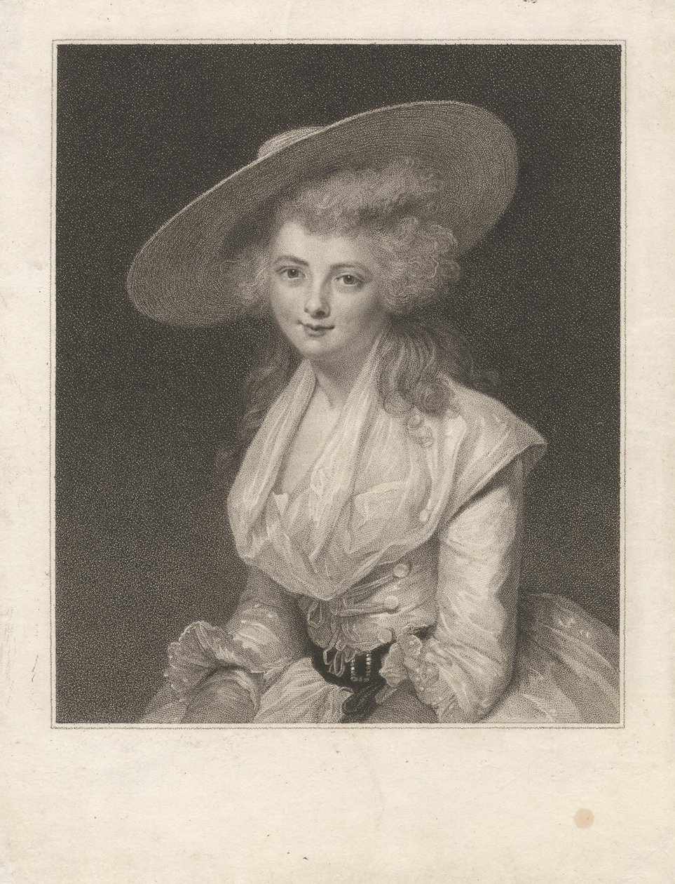 The Hon. Miss Bingham by Francesco Bartolozzi