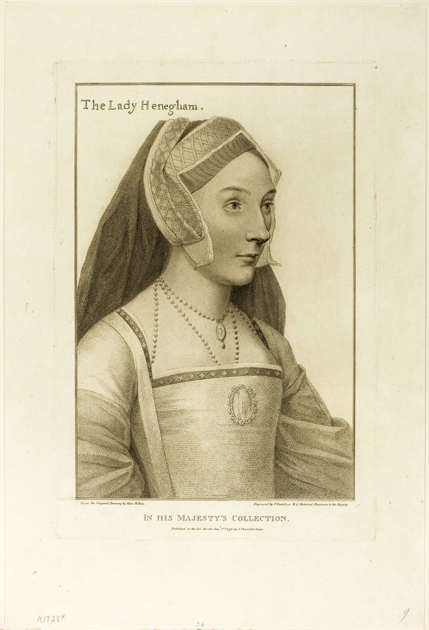 The Lady Henegham by Francesco Bartolozzi