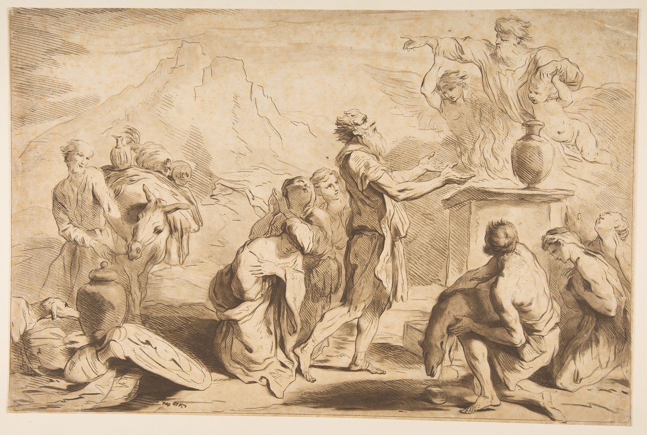 The Sacrifice of Noah by Francesco Bartolozzi