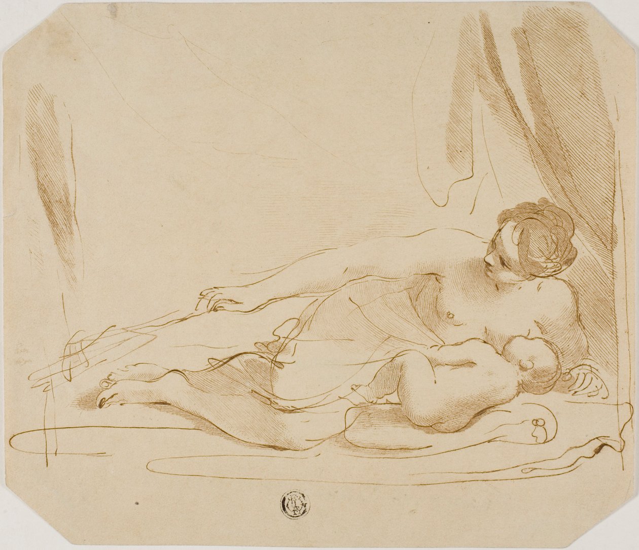 Venus and Cupid by Francesco Bartolozzi
