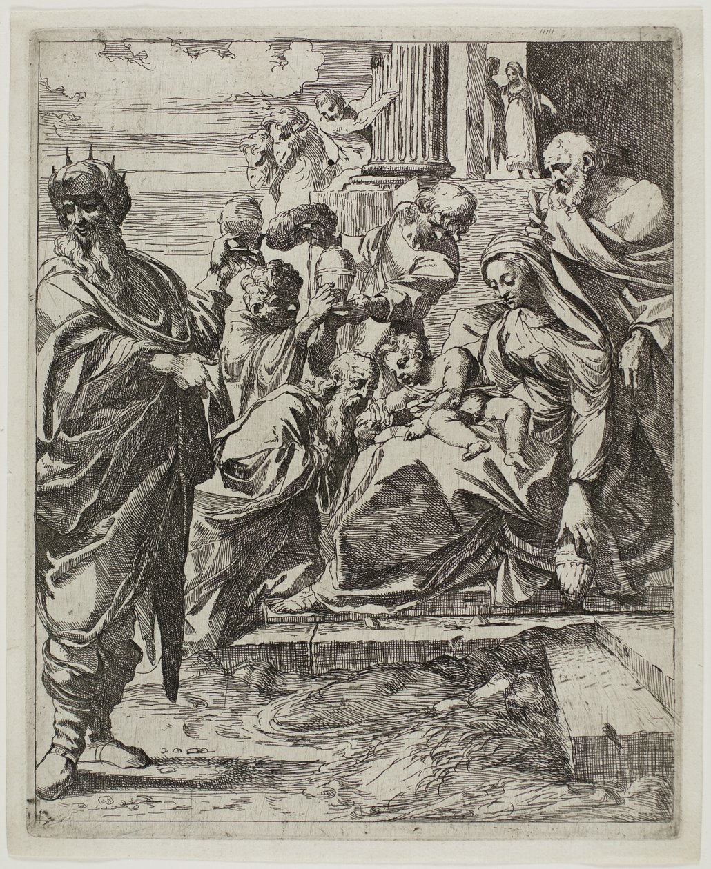 Adoration of the Magi by Francesco Brizio
