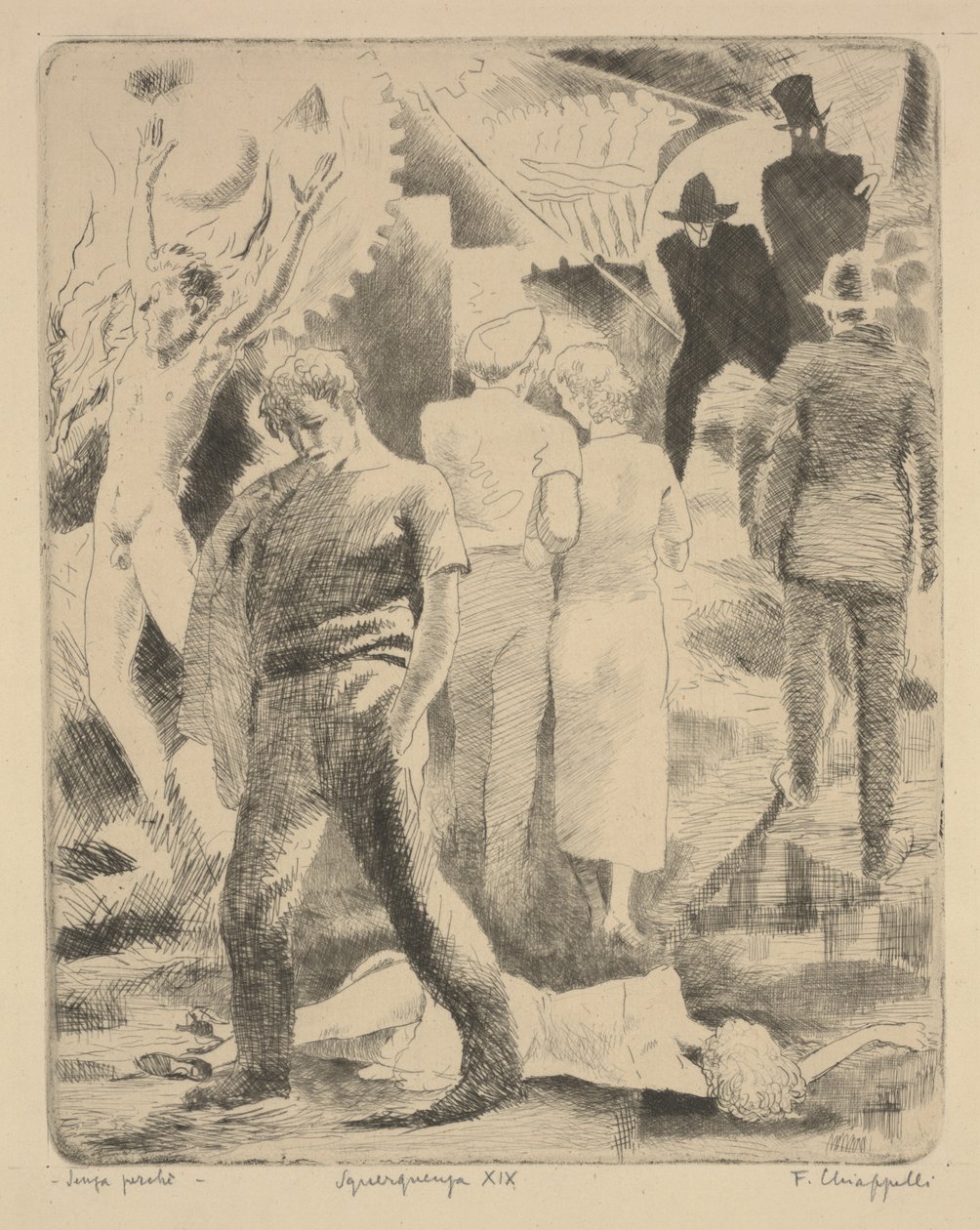 Without Reason, c.1920 by Francesco Chiappelli