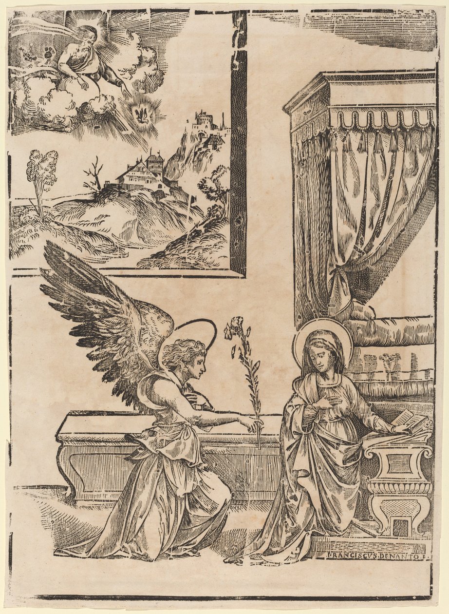 The Annunciation by Francesco Denanto