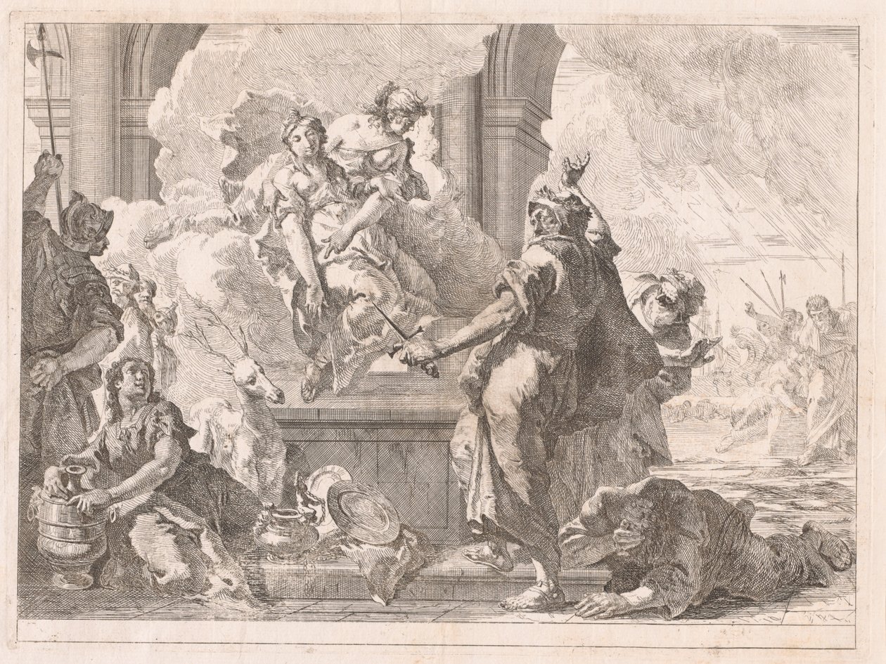 The Sacrifice of Iphigenia by Francesco Fontebasso