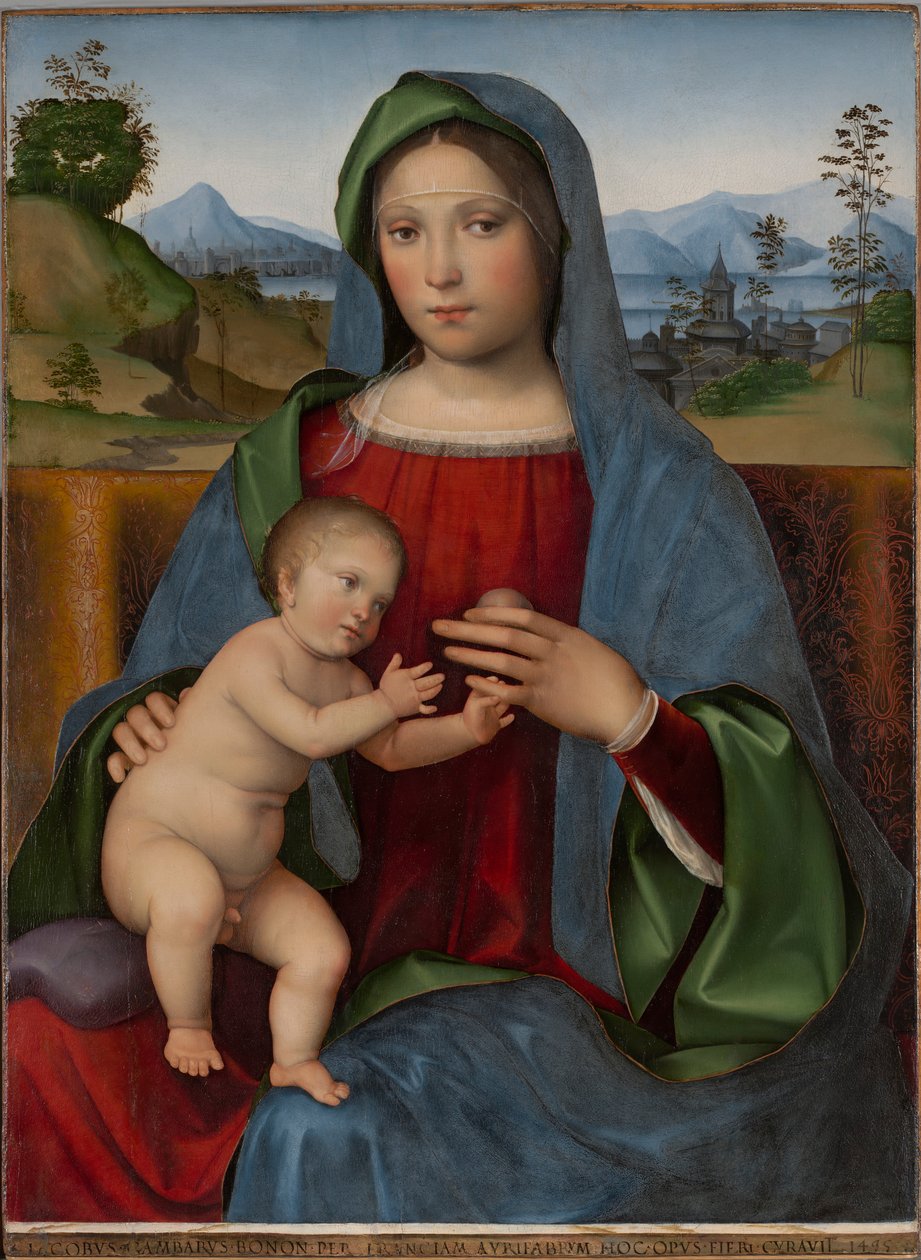 Virgin and Child: The Gambaro Madonna by Francesco Francia