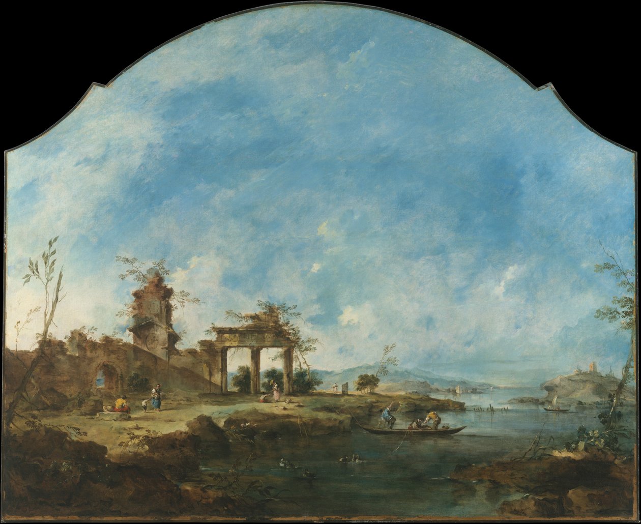 Fantastic Landscape, c.1765 by Francesco Guardi