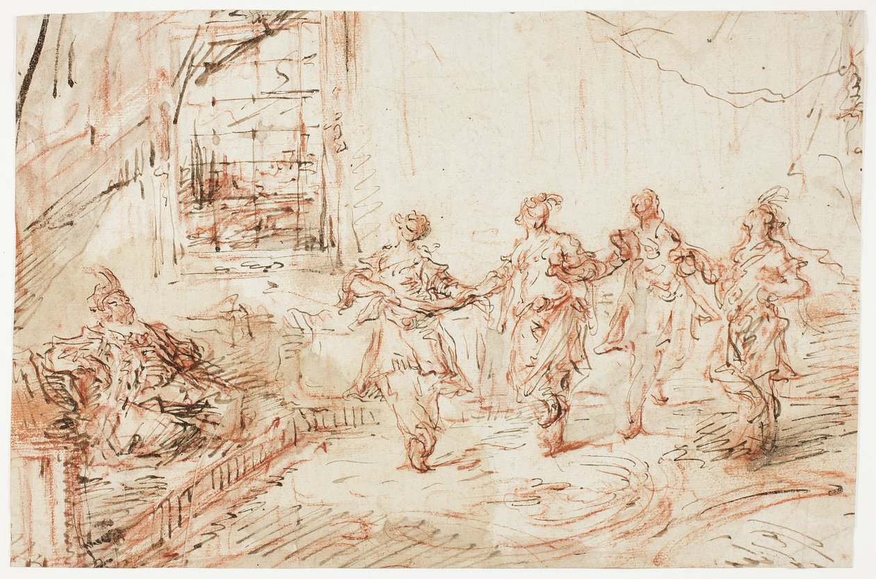 Harem Scene by Francesco Guardi