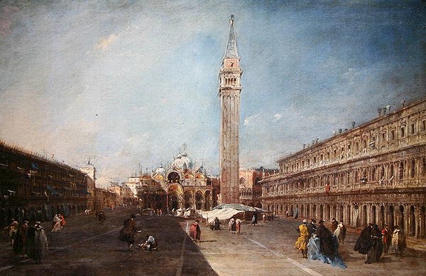 Piazza San Marco by Francesco Guardi