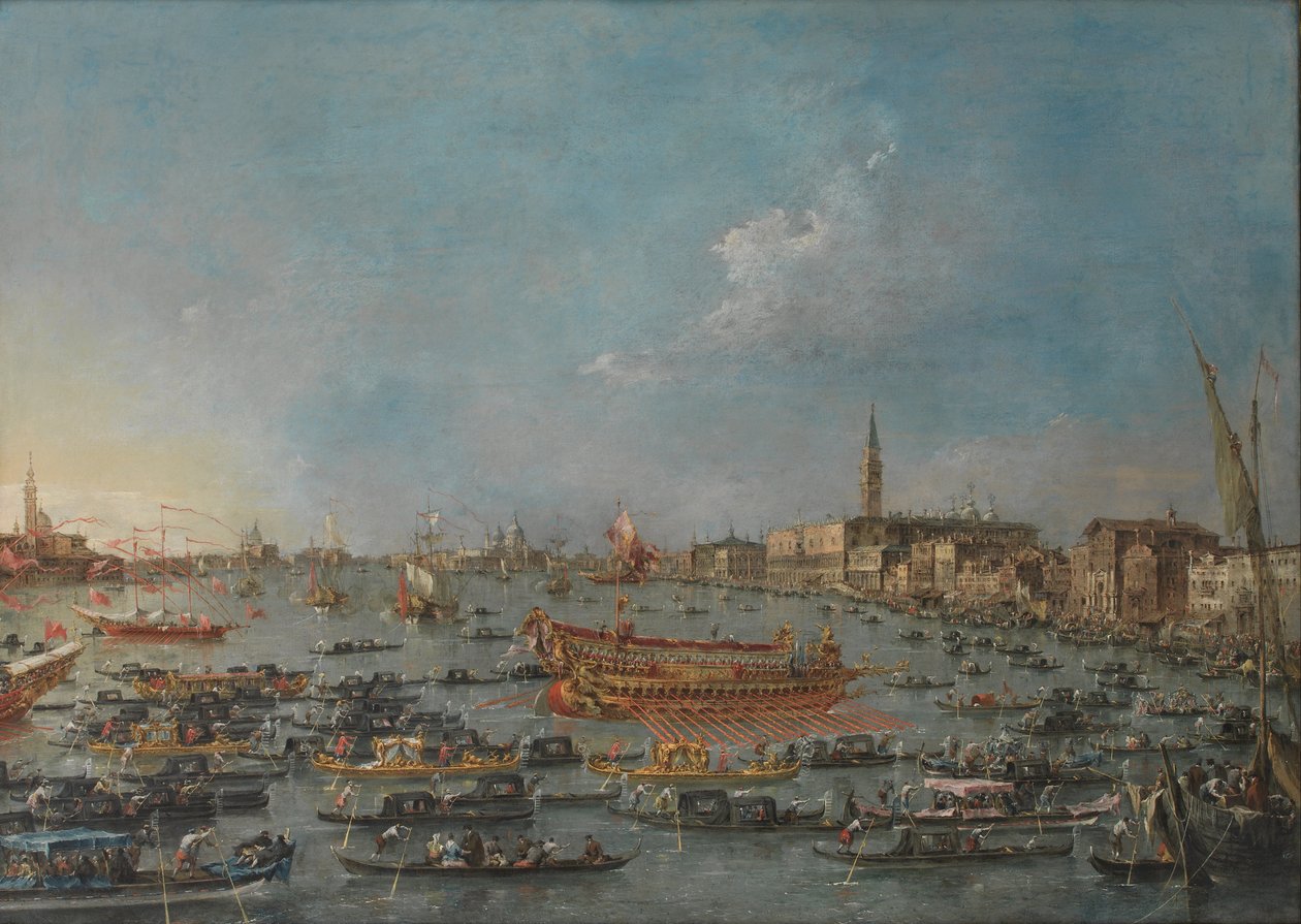 The Bucintoro Festival of Venice by Francesco Guardi