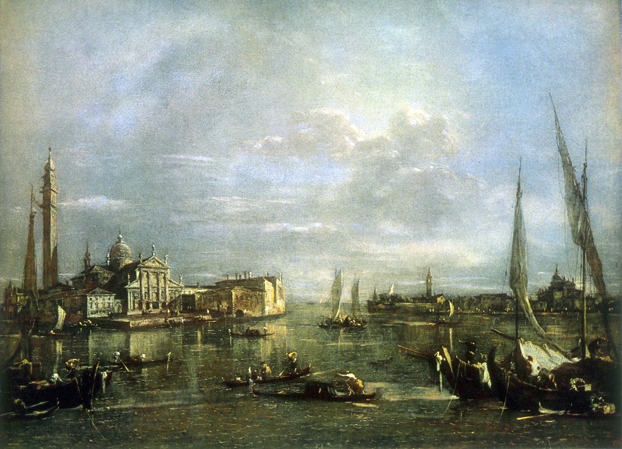 The Isle St. Giorgio Maggiore by Francesco Guardi