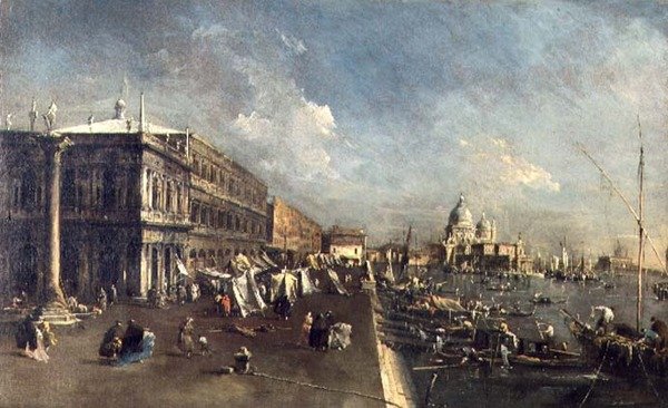 The Molo, Venice by Francesco Guardi