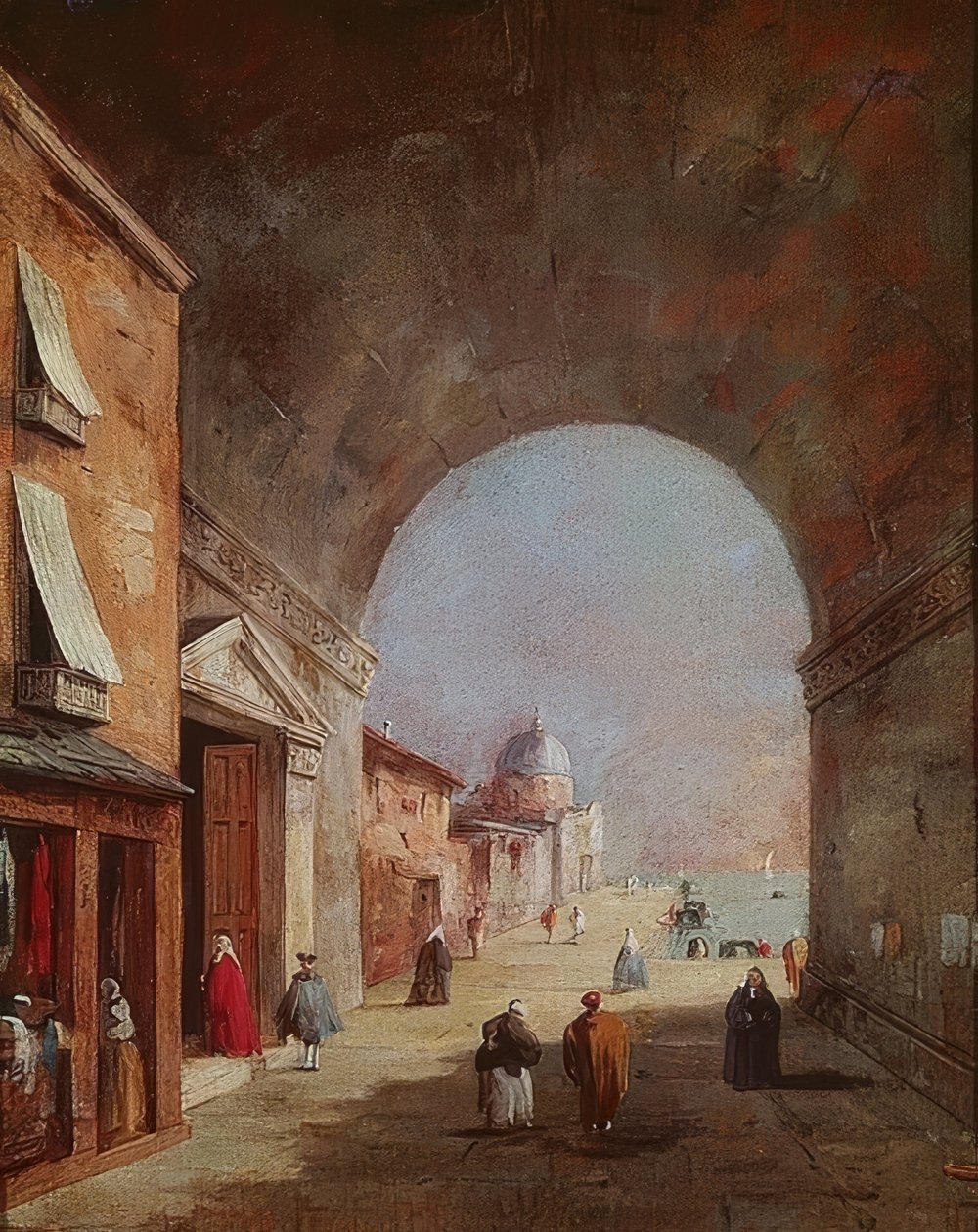 Venetian Scene by Francesco Guardi
