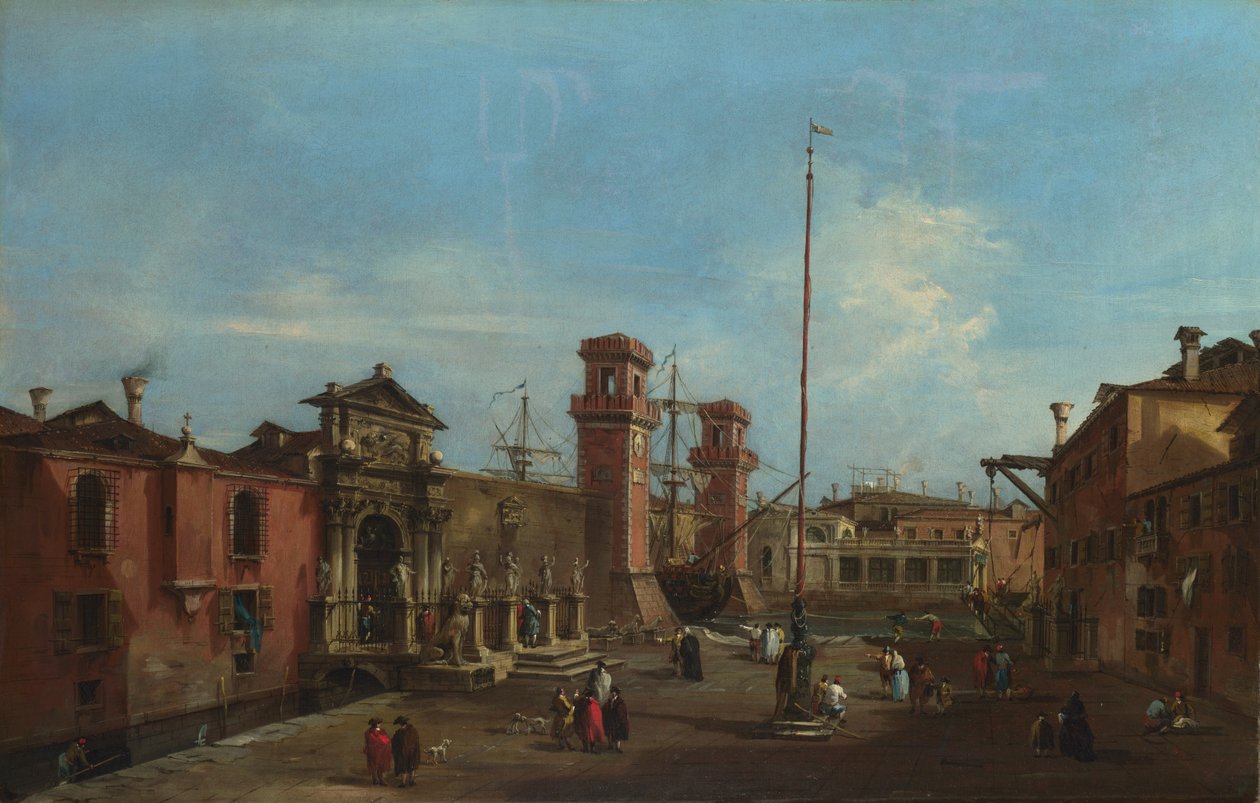 Venice. The Arsenal by Francesco Guardi