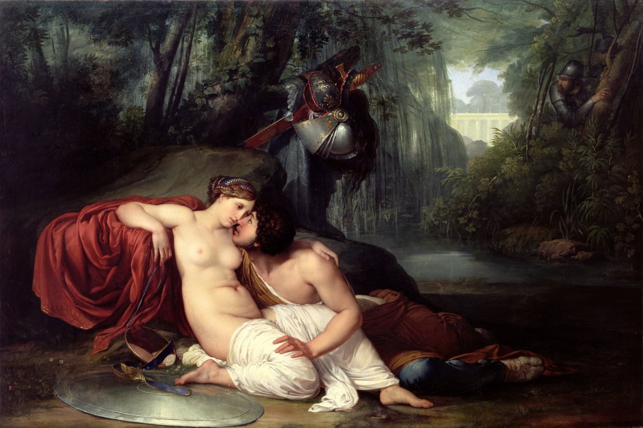 Rinaldo and Armida by Francesco Hayez
