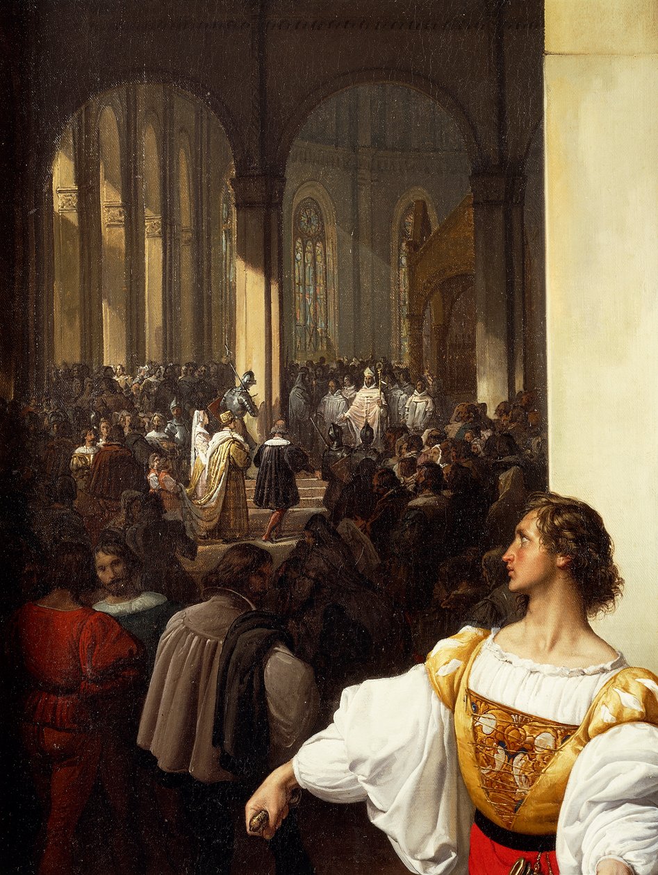 The Conspiracy of Lampugnani by Francesco Hayez