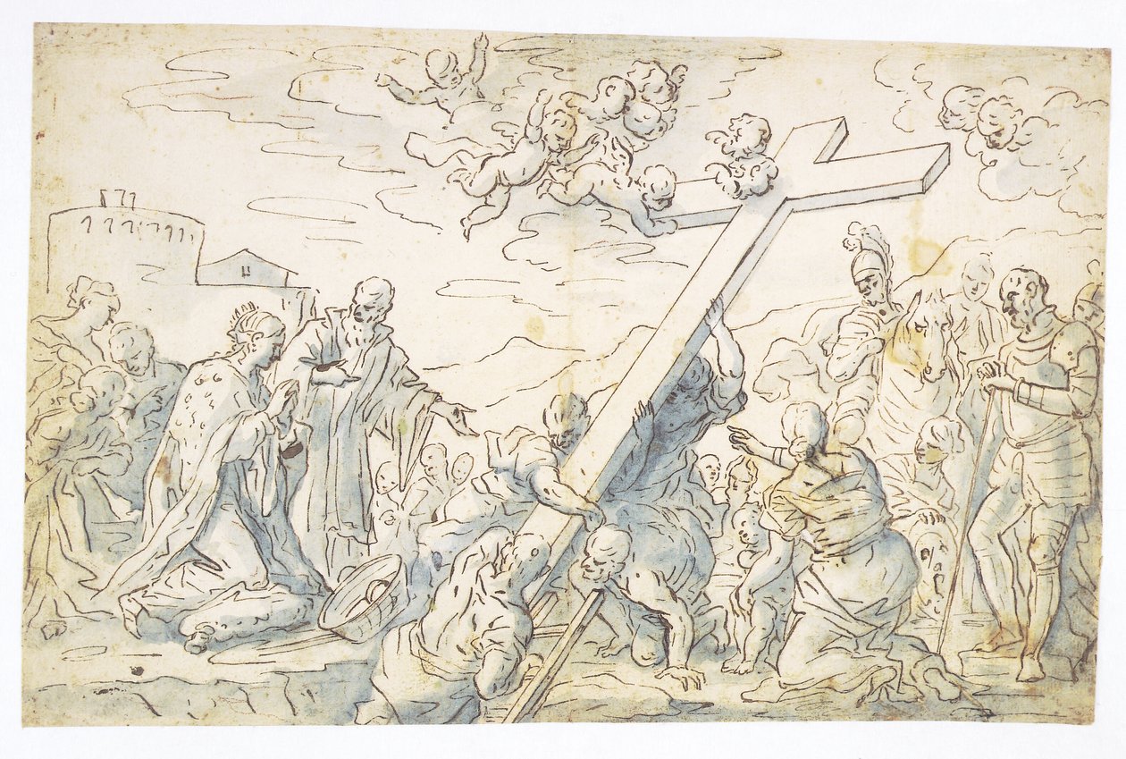 The Discovery of the True Cross by Francesco La Marra