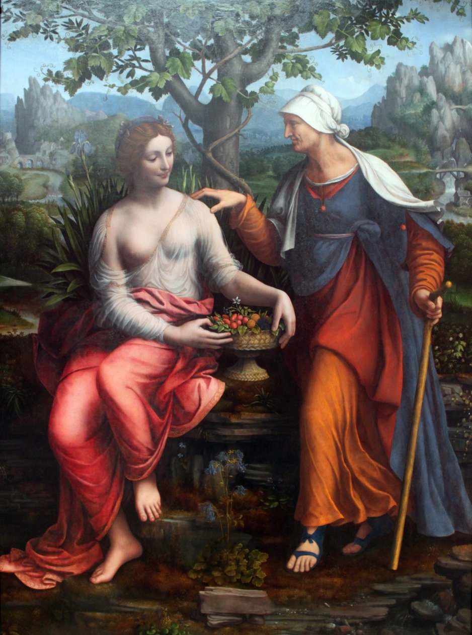 Vertumnus and Pomona by Francesco Melzi